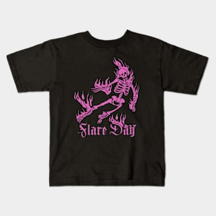 Flare Day Shirt, Chronic Pain shirt, Skeleton Multiple Sclerosis CRPS Ehlers Danlos Syndrome EDS Lupus MS Spoonie Kids T-Shirt
